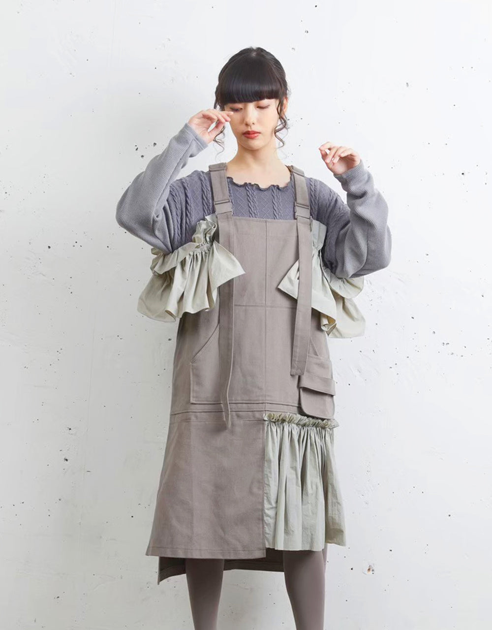 SI20V005 Ground Suspender Dress